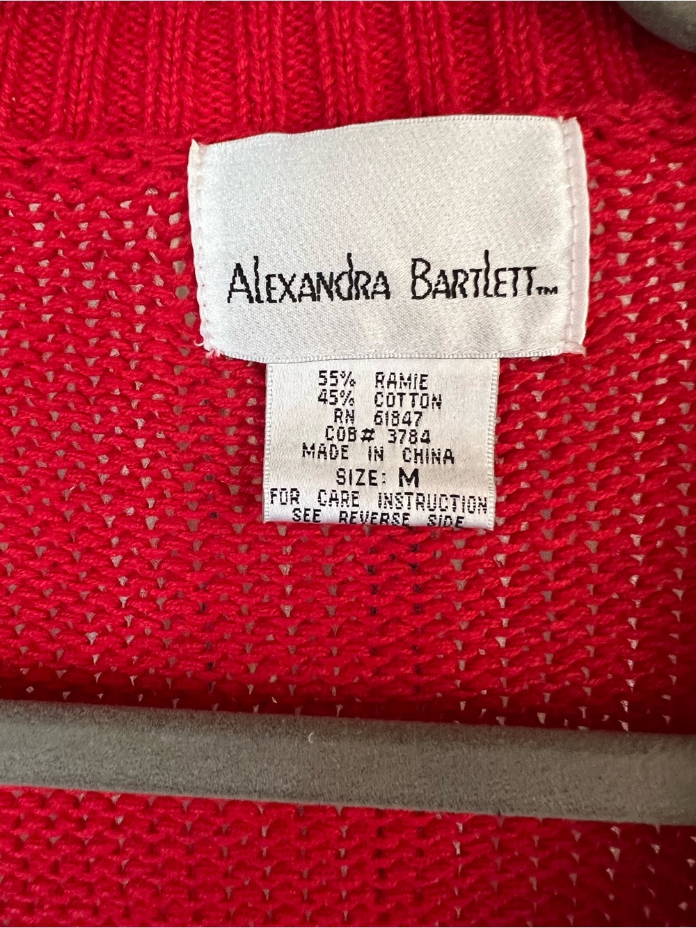Alexandra Bartlett vintage Maximalist hand embroidered gardening Motif Cardigan - Picture 7 of 8